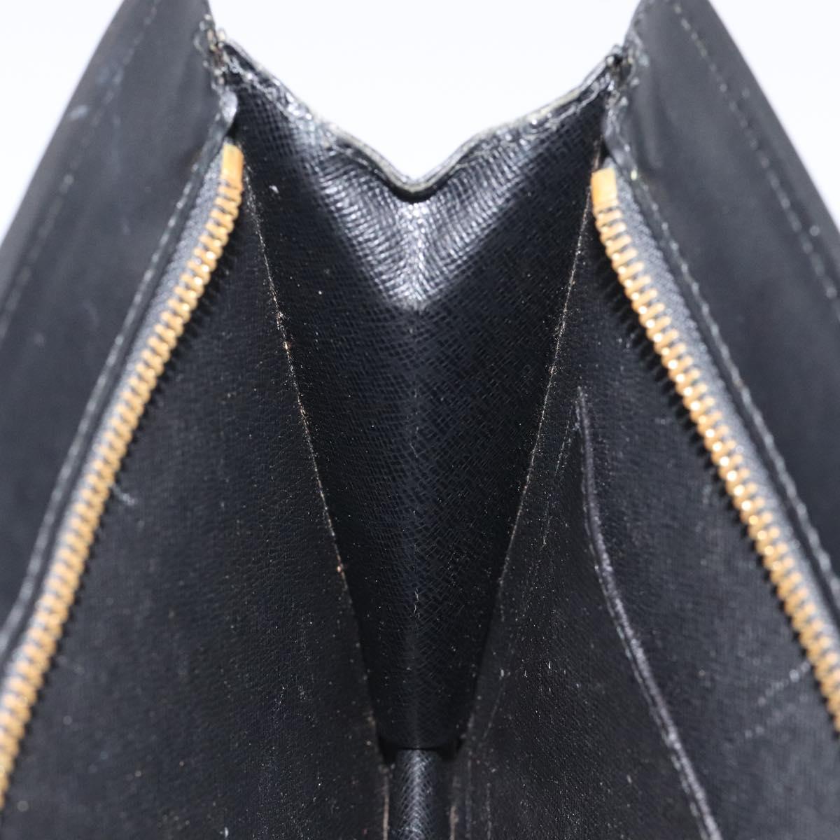 LOUIS VUITTON Epi Pochette Homme Clutch Bag Black Noir M52522 LV Auth bs25451