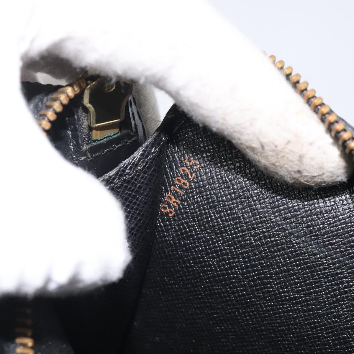 LOUIS VUITTON Epi Pochette Homme Clutch Bag Black Noir M52522 LV Auth bs25451