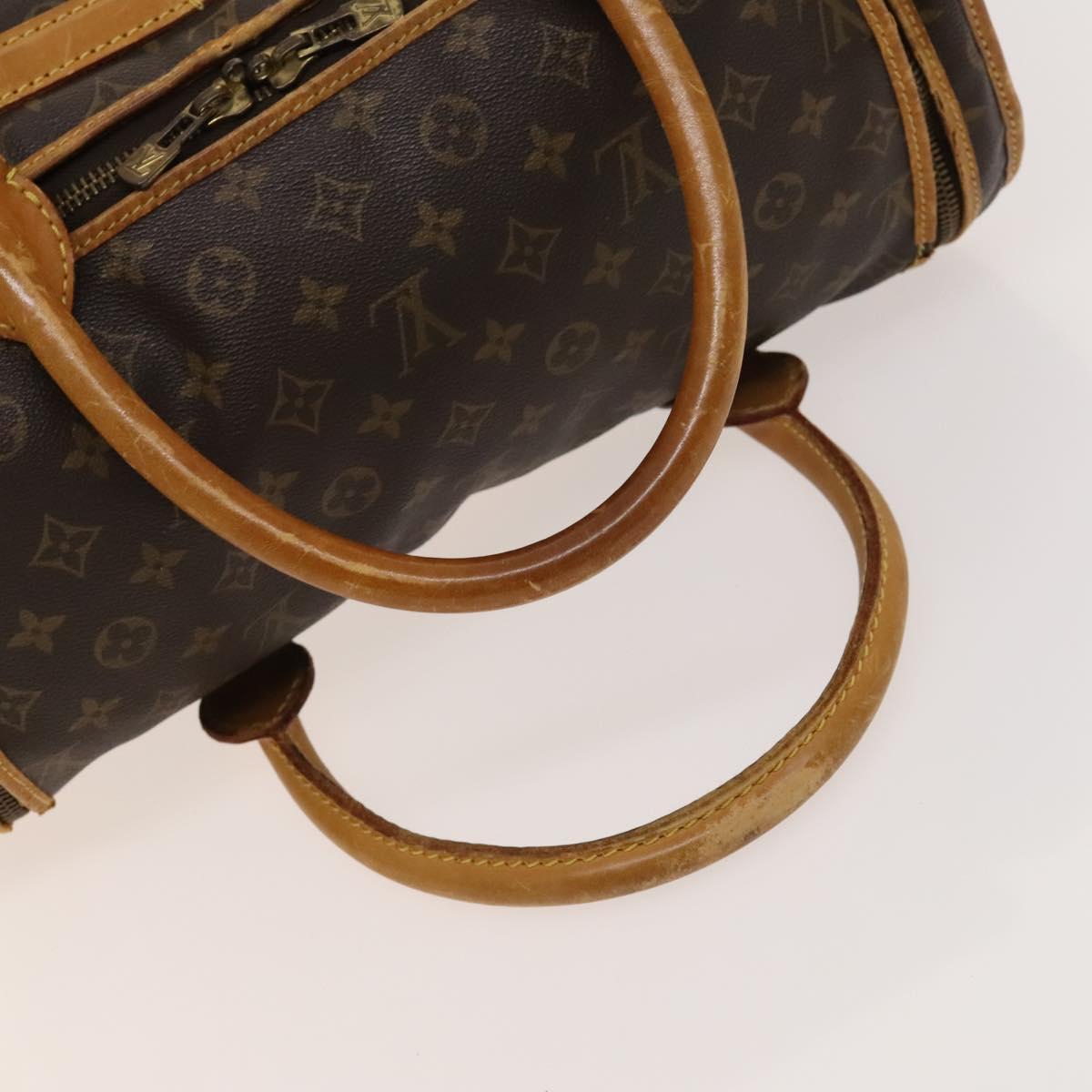 LOUIS VUITTON Monogram Sac Shan 40 Pet Carry Vintage M42024 LV Auth bs25455