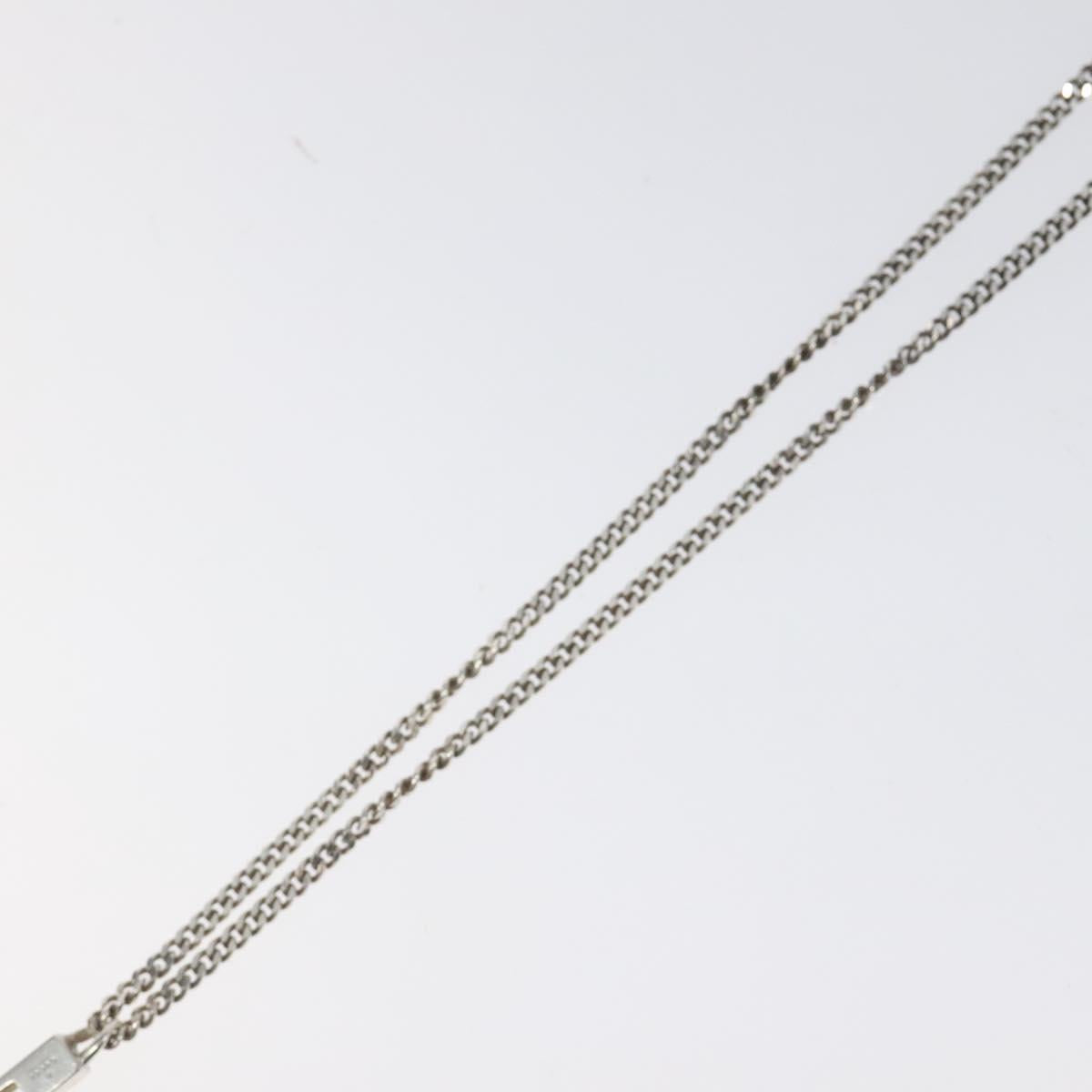 GUCCI Necklace Ag925 Silver Auth bs25482