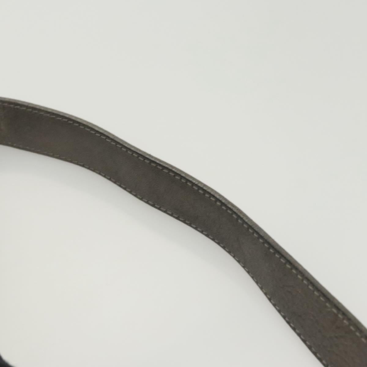 BURBERRY Blue Label Shoulder Bag Canvas Navy Auth bs25498