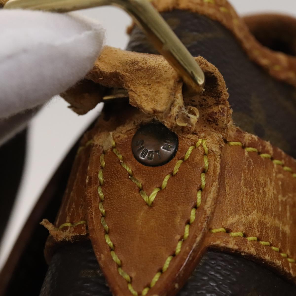 LOUIS VUITTON Monogram Gibeciere GM Shoulder Bag M42246 LV Auth bs25507