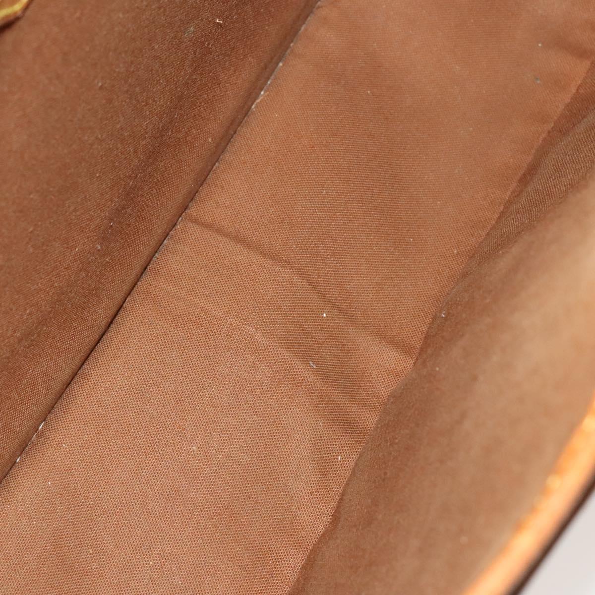 LOUIS VUITTON Monogram Gibeciere GM Shoulder Bag M42246 LV Auth bs25507