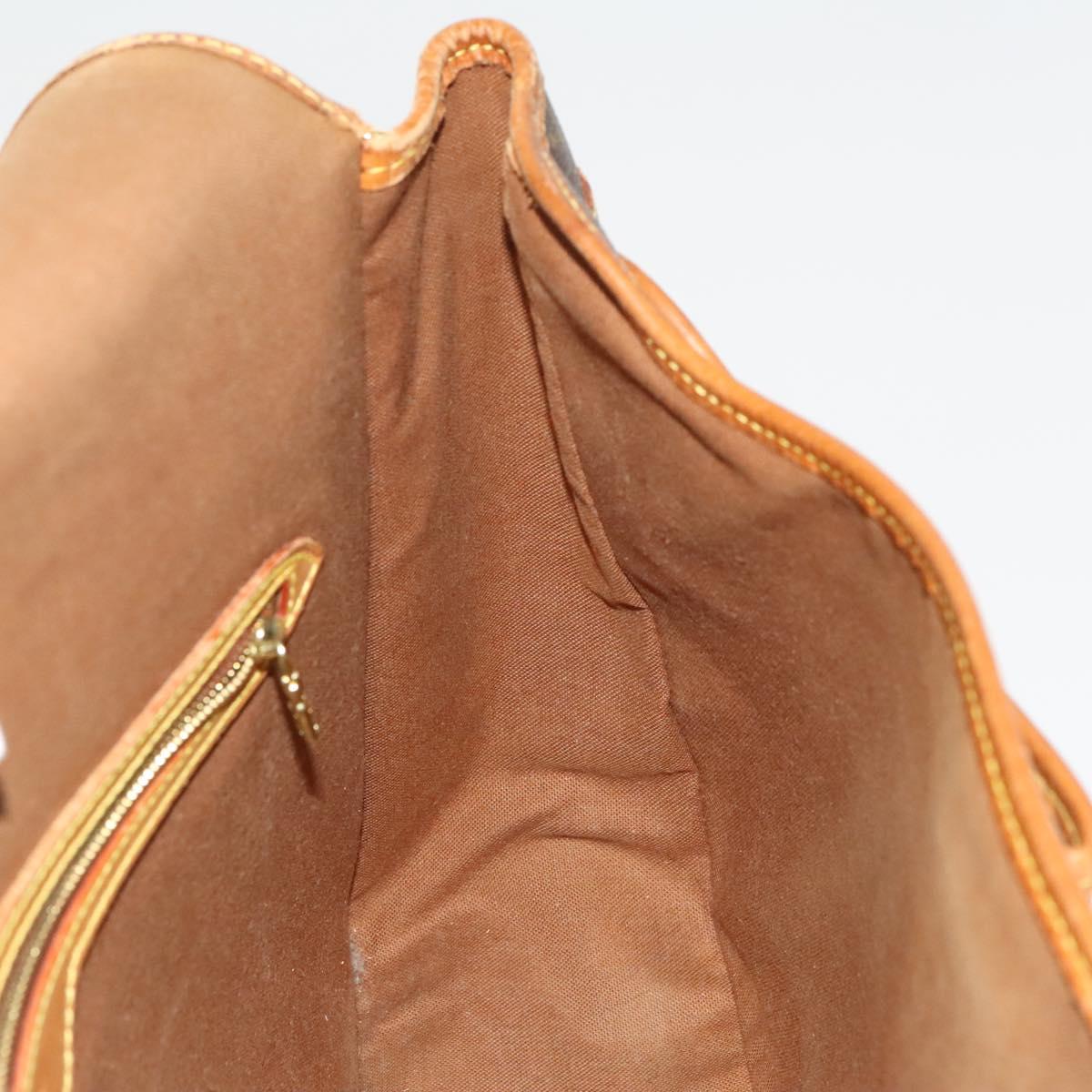 LOUIS VUITTON Monogram Gibeciere GM Shoulder Bag M42246 LV Auth bs25507