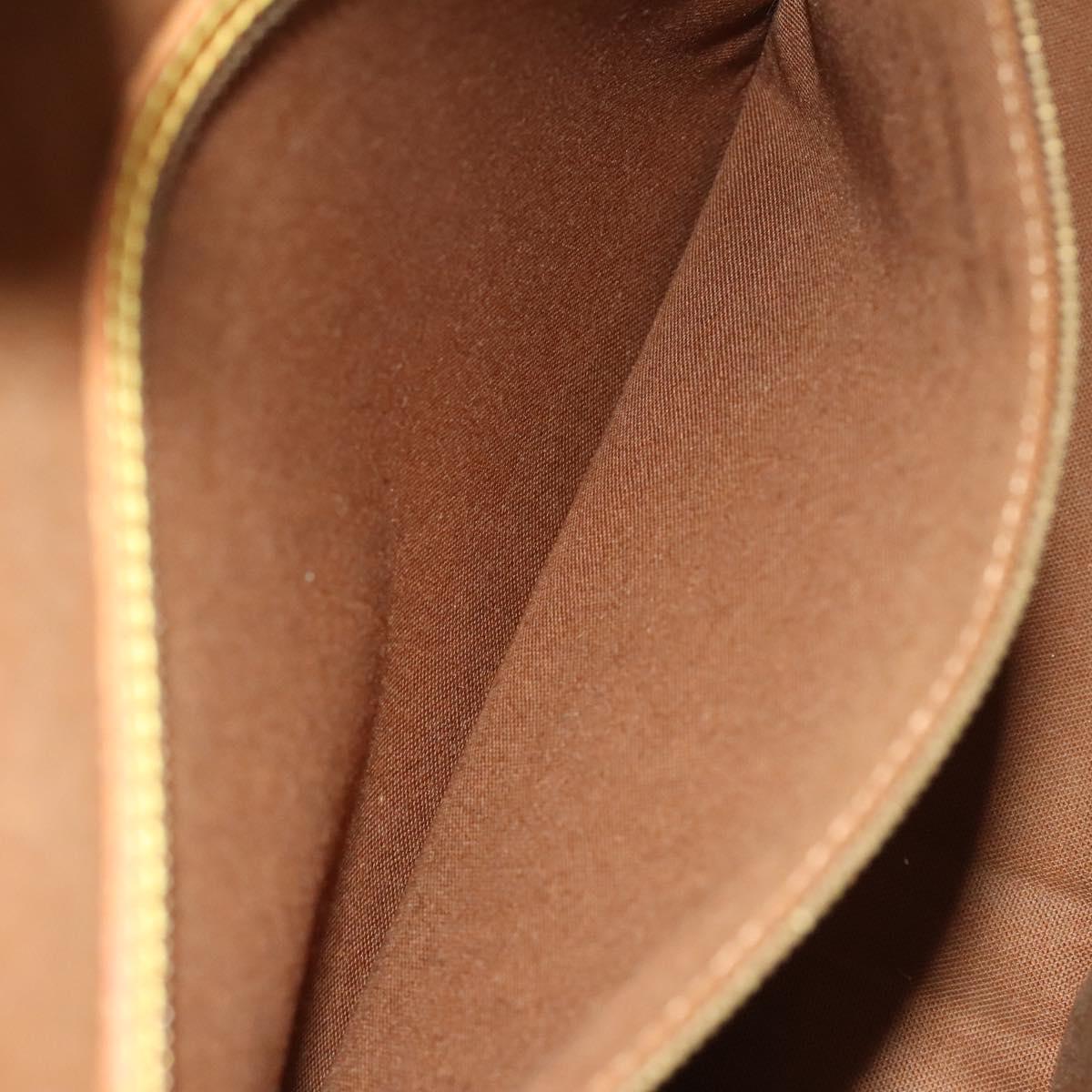 LOUIS VUITTON Monogram Gibeciere GM Shoulder Bag M42246 LV Auth bs25507