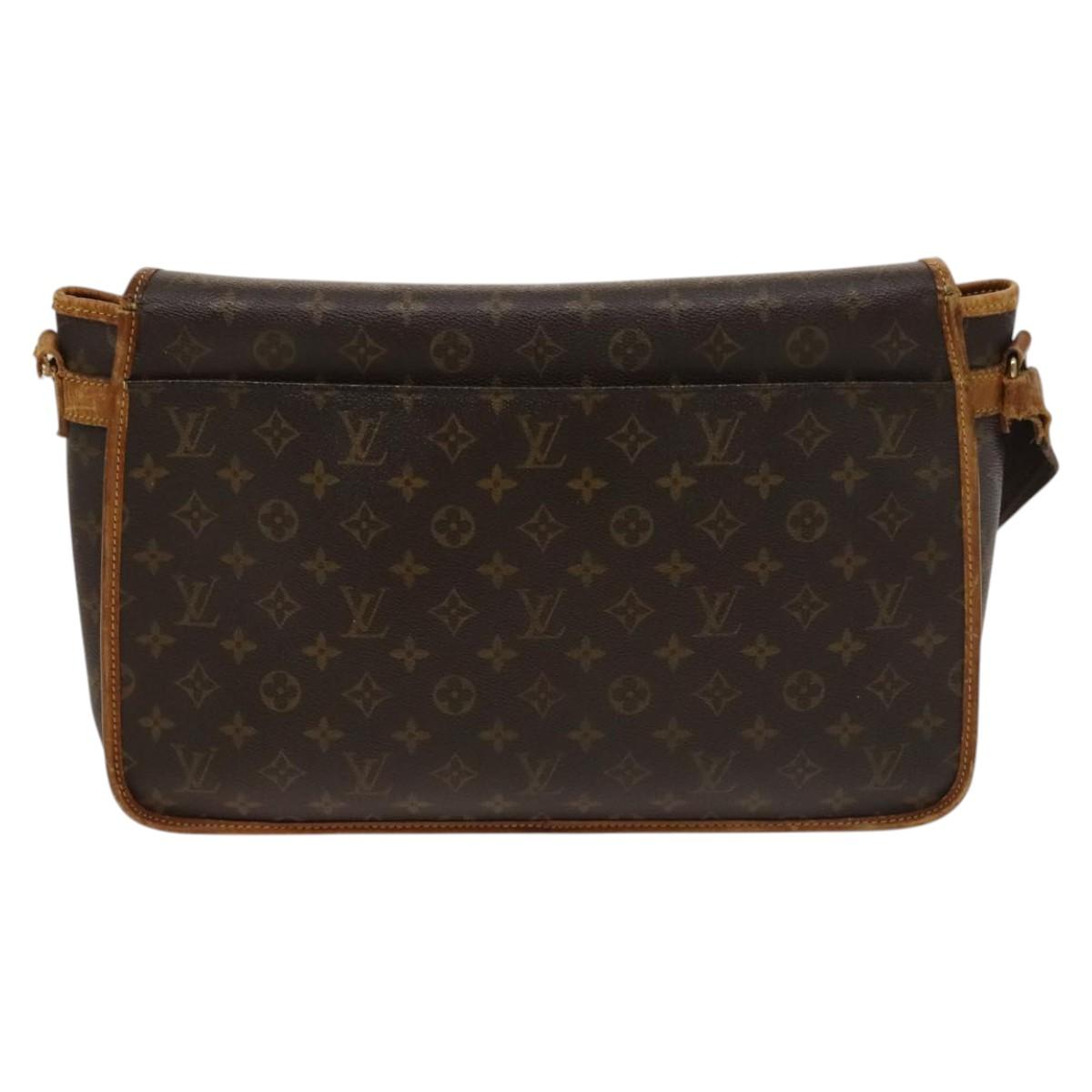 LOUIS VUITTON Monogram Gibeciere GM Shoulder Bag M42246 LV Auth bs25507