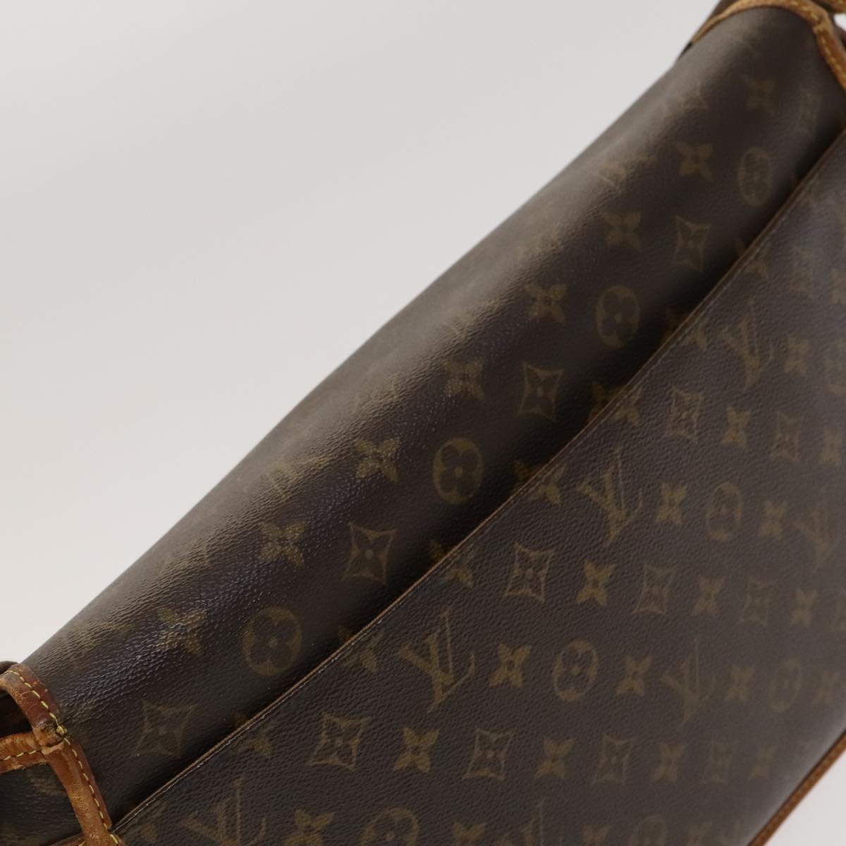 LOUIS VUITTON Monogram Gibeciere GM Shoulder Bag M42246 LV Auth bs25507