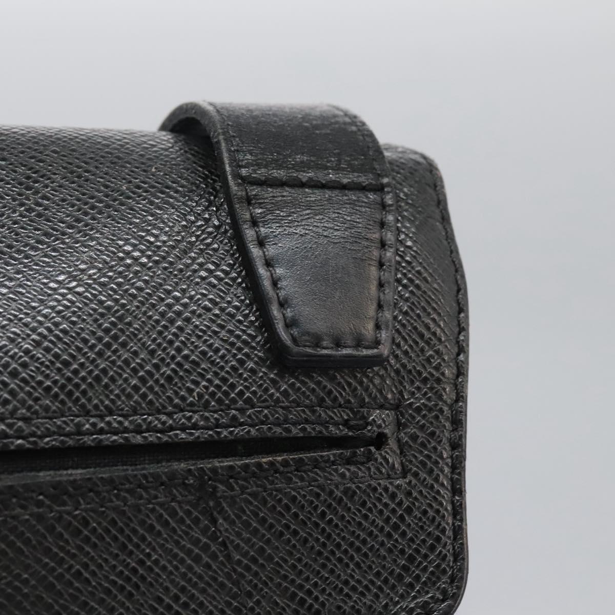 LOUIS VUITTON Taiga Saratov GM Shoulder Bag Ardoise M30892 LV Auth bs25513