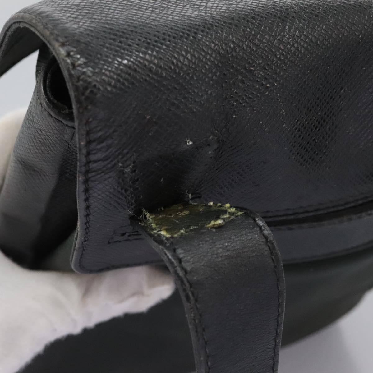 LOUIS VUITTON Taiga Saratov GM Shoulder Bag Ardoise M30892 LV Auth bs25513