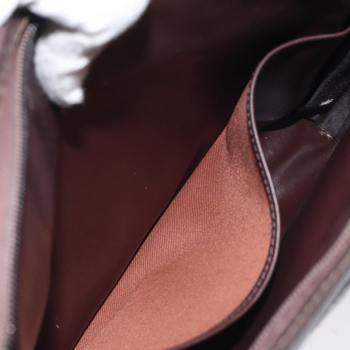 Burberrys Nova Check Clutch Bag Canvas Beige Auth bs25520