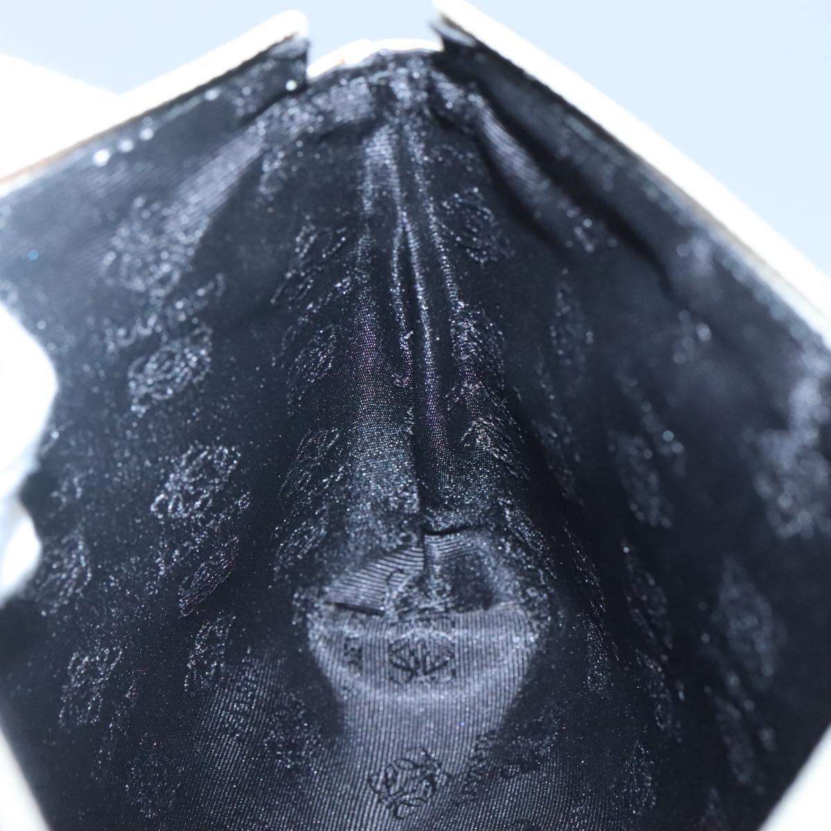 LOEWE Pouch Leather White Auth bs25555