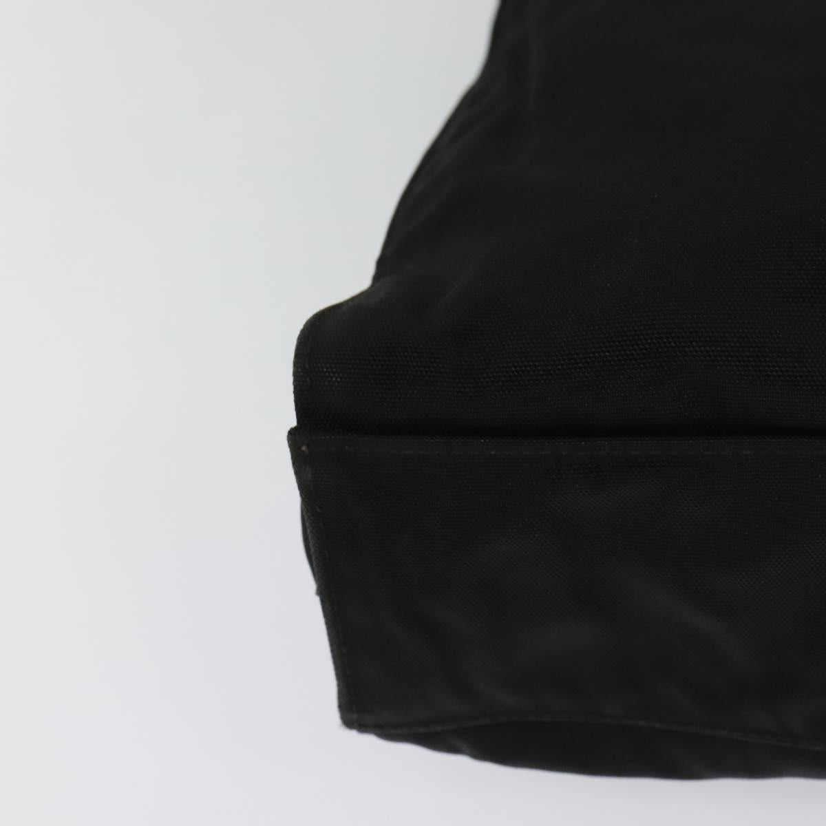 GUCCI Jackie Shoulder Bag Nylon Black Silver 001 3355 Auth bs25621