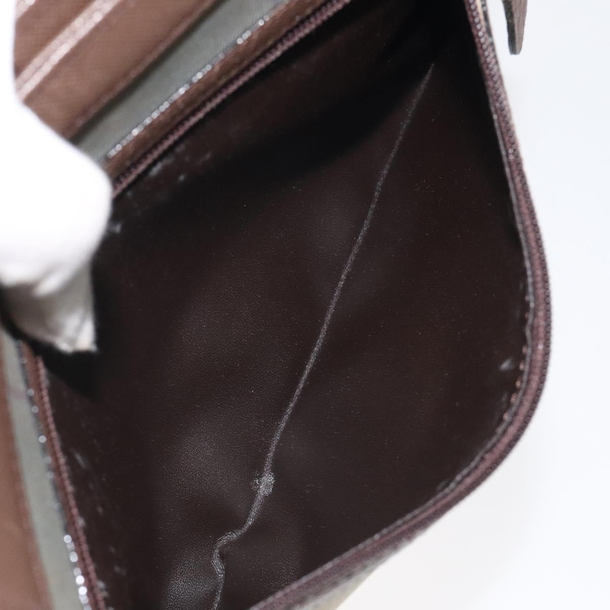 BURBERRYS Nova Check Clutch Bag Canvas Beige Auth bs25648