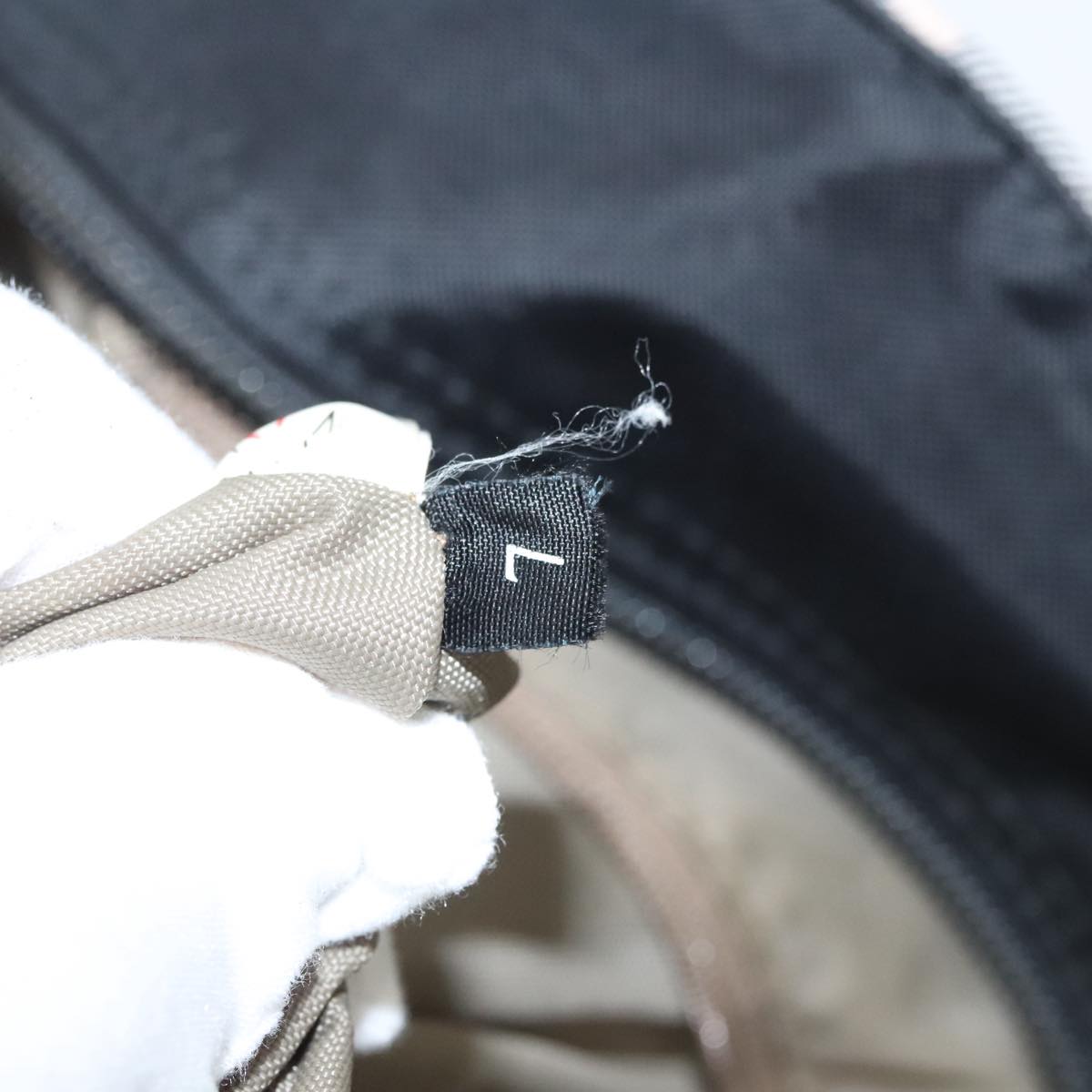 BURBERRY Nova Check Blue Label Hand Bag Canvas Navy Auth bs25668