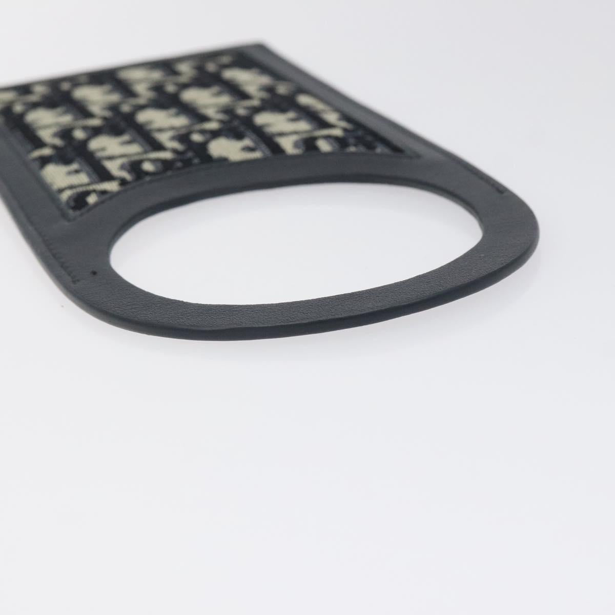 Christian Dior Trotter Canvas Door Knob Plate Navy Auth bs25674
