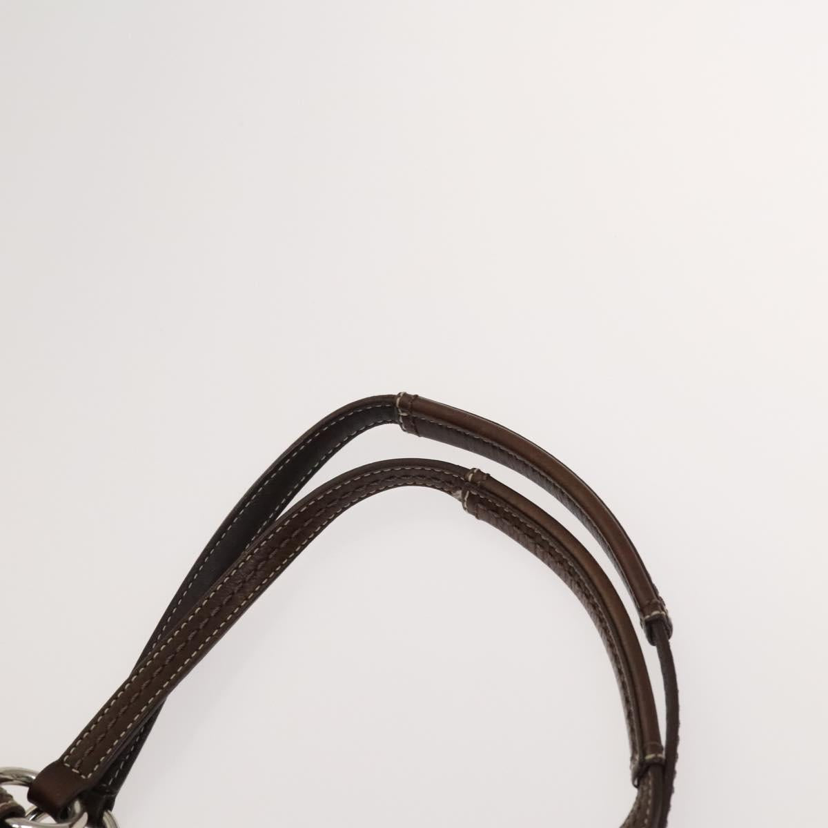 Coach Shoulder Bag Nylon Canvas 3Set Black Beige Orange Auth bs25684