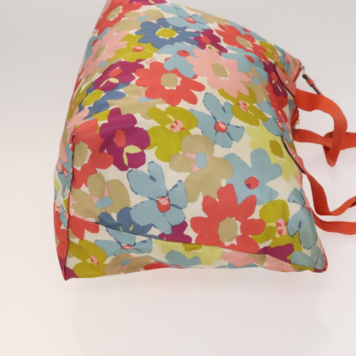 Coach Shoulder Bag Nylon Canvas 3Set Black Beige Orange Auth bs25684