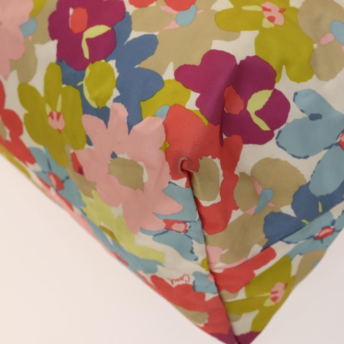 Coach Shoulder Bag Nylon Canvas 3Set Black Beige Orange Auth bs25684