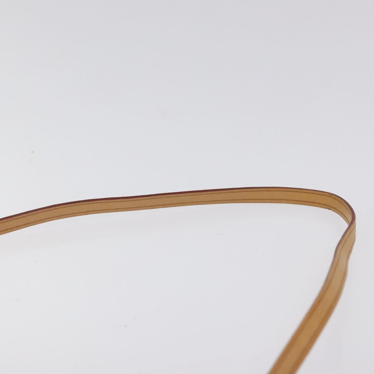 LOUIS VUITTON Monogram Vernis Motto Pouch Lime Yellow M91059 LV Auth bs25692