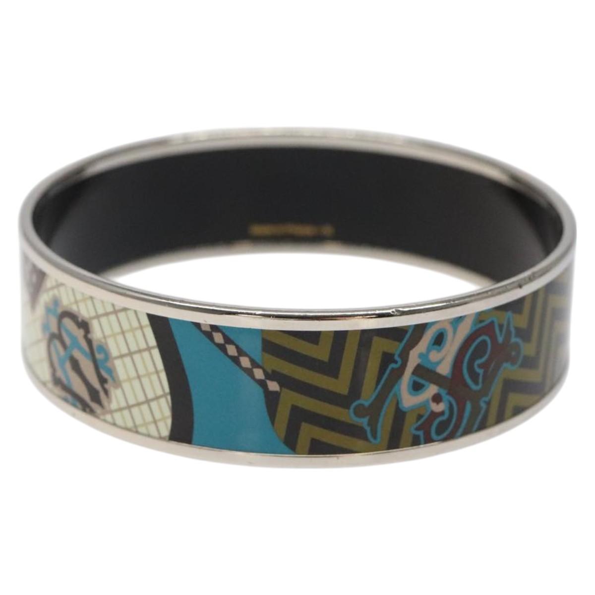 HERMES Emile Bangle metal Blue Auth bs25703