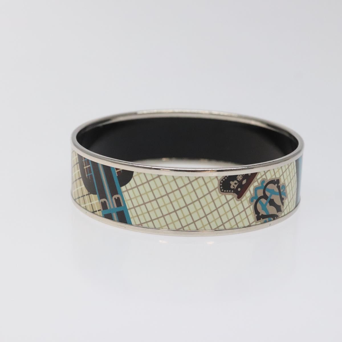 HERMES Emile Bangle metal Blue Auth bs25703