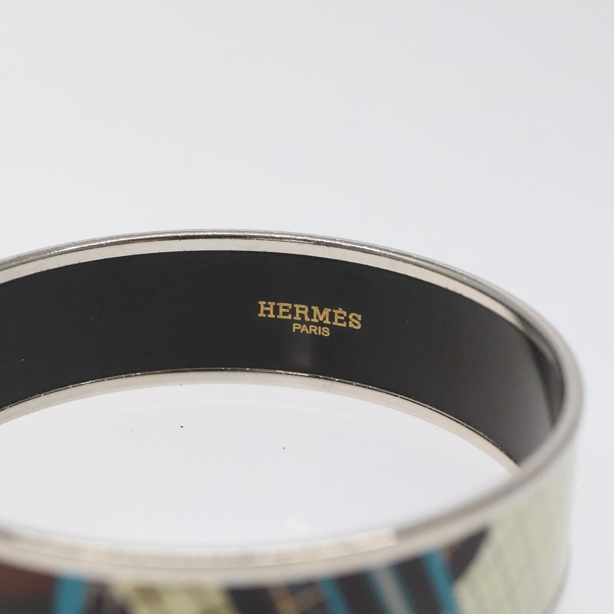 HERMES Emile Bangle metal Blue Auth bs25703