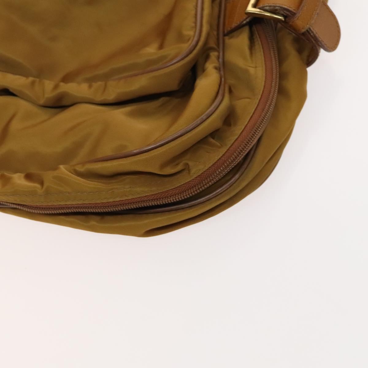 PRADA Garment Cover Nylon Beige Auth bs25728