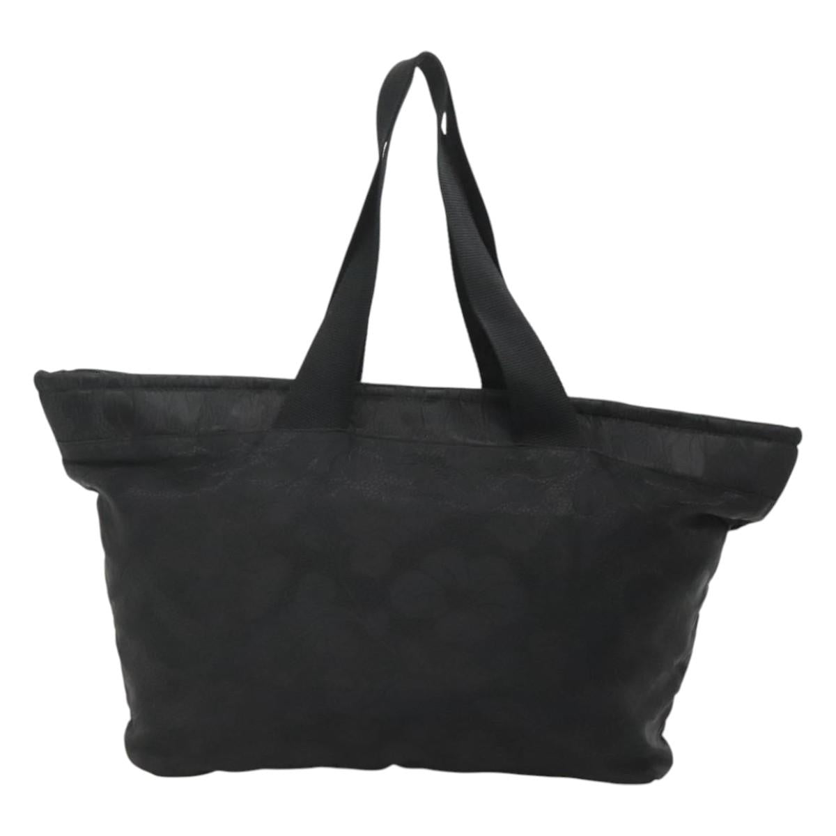 Gianni Versace Tote Bag Nylon Black Auth bs25745