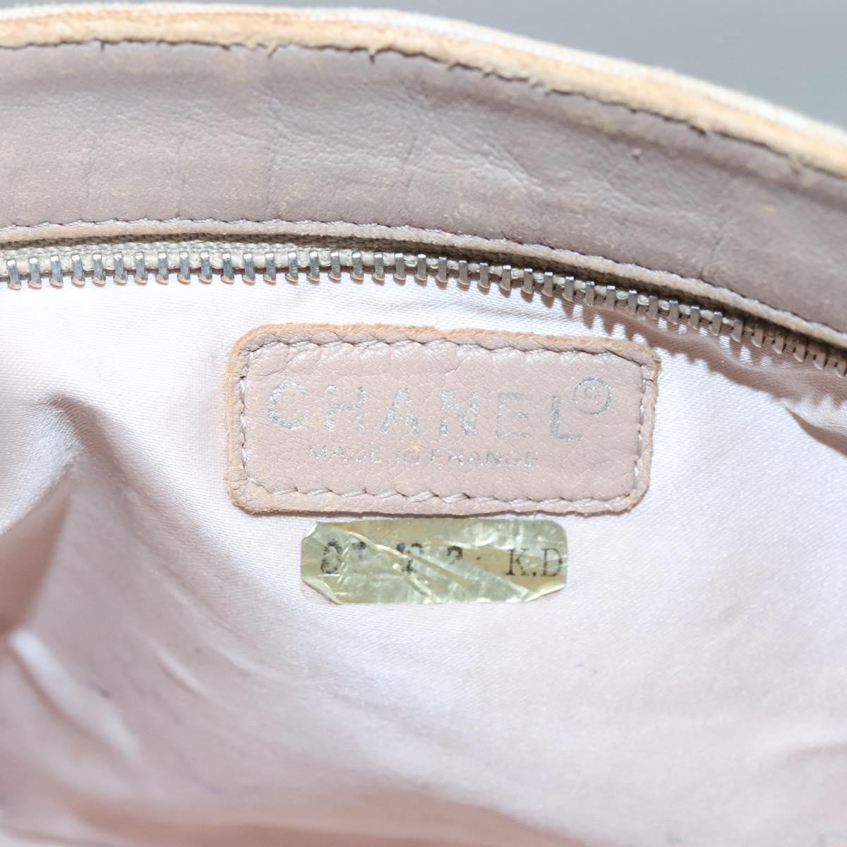 CHANEL New Travel line Pouch Nylon Pink CC Auth bs25855