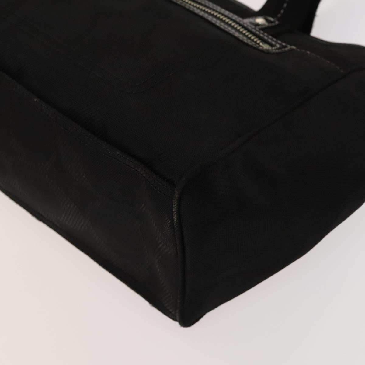 Coach Signature Bag Nylon Canvas 2Set Black Gray Auth bs25898