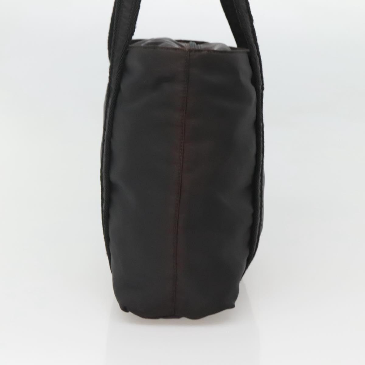 PRADA Shoulder Bag Nylon Black Silver Auth bs25905