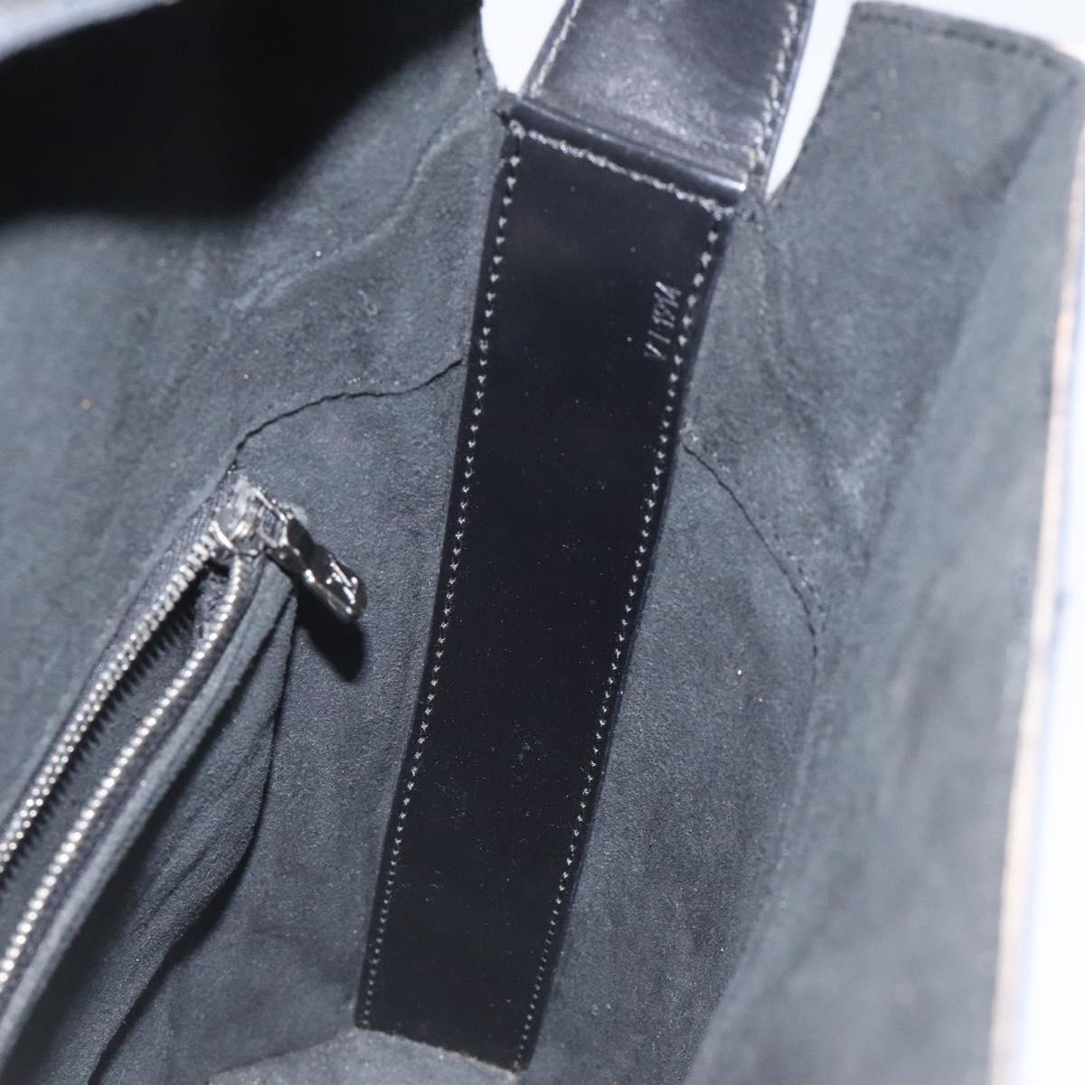 LOUIS VUITTON Epi Sac Seau Shoulder Bag Black M80161 LV Auth bs25950