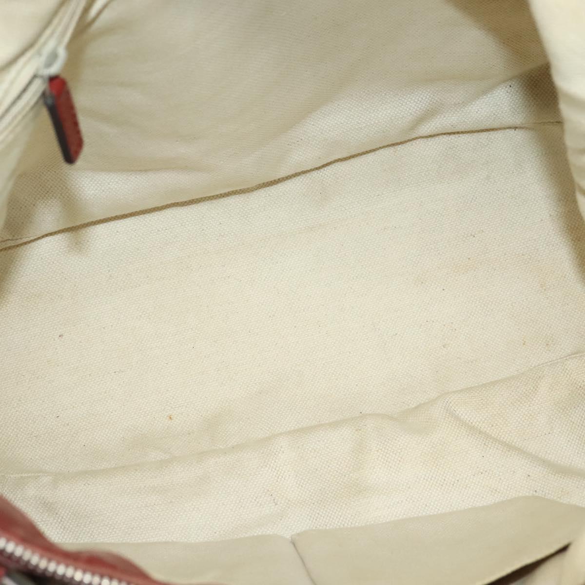 GUCCI GG Canvas Shoulder Bag 2way Beige Gold 247902 Auth bs25957