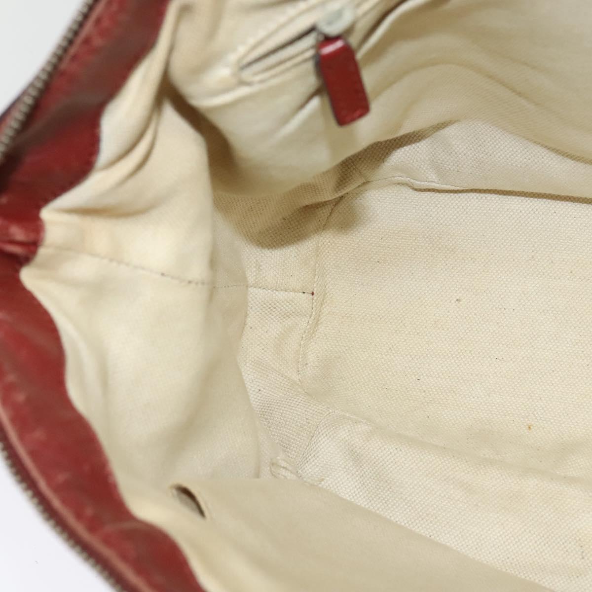 GUCCI GG Canvas Shoulder Bag 2way Beige Gold 247902 Auth bs25957