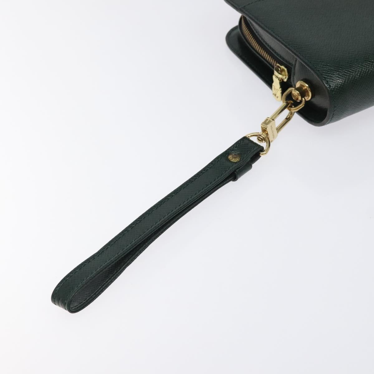 LOUIS VUITTON Taiga Baikal Clutch Bag Epicea M30184 LV Auth bs26039