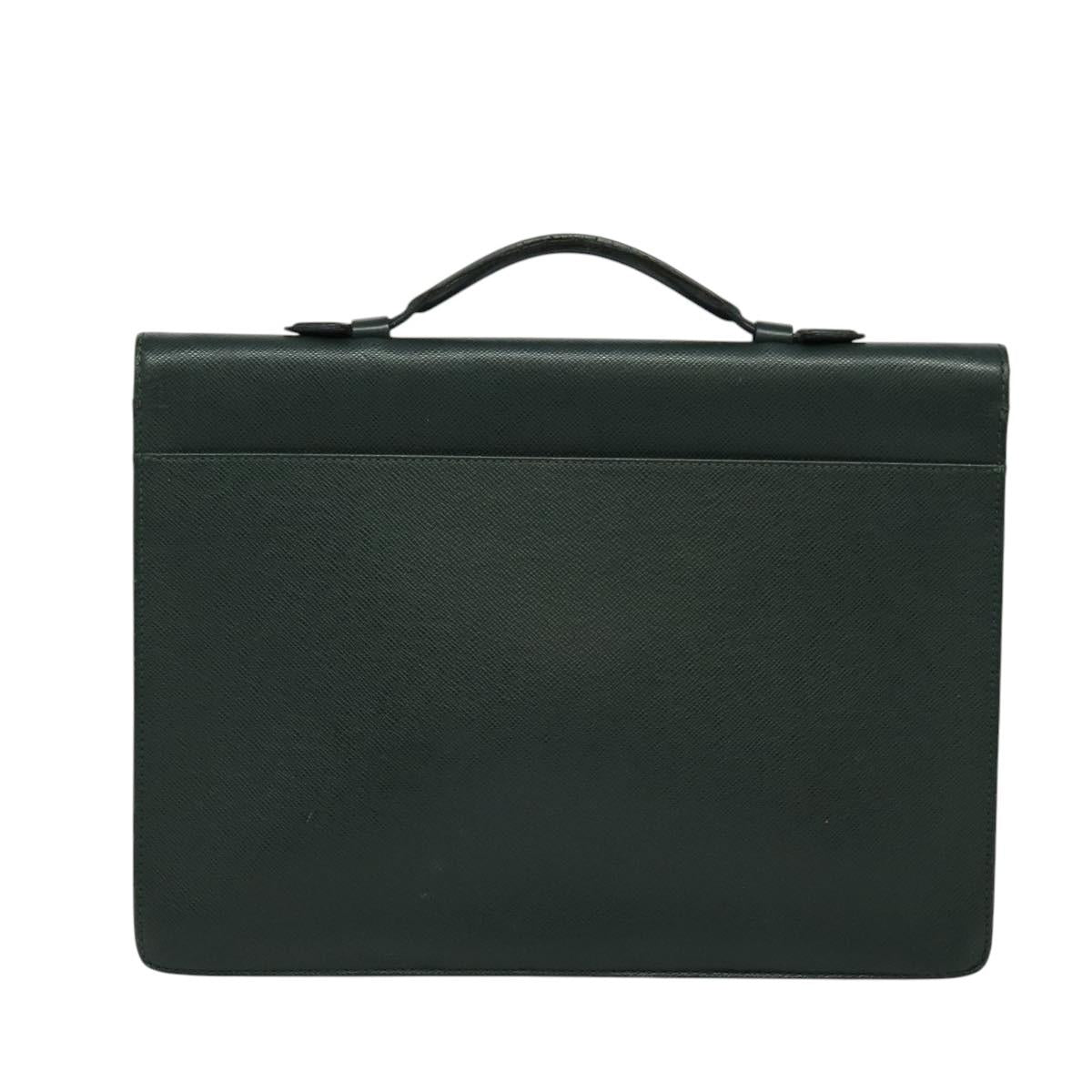 LOUIS VUITTON Taiga Serviette Kourad Business Bag Epicea M30074 LV Auth bs26103