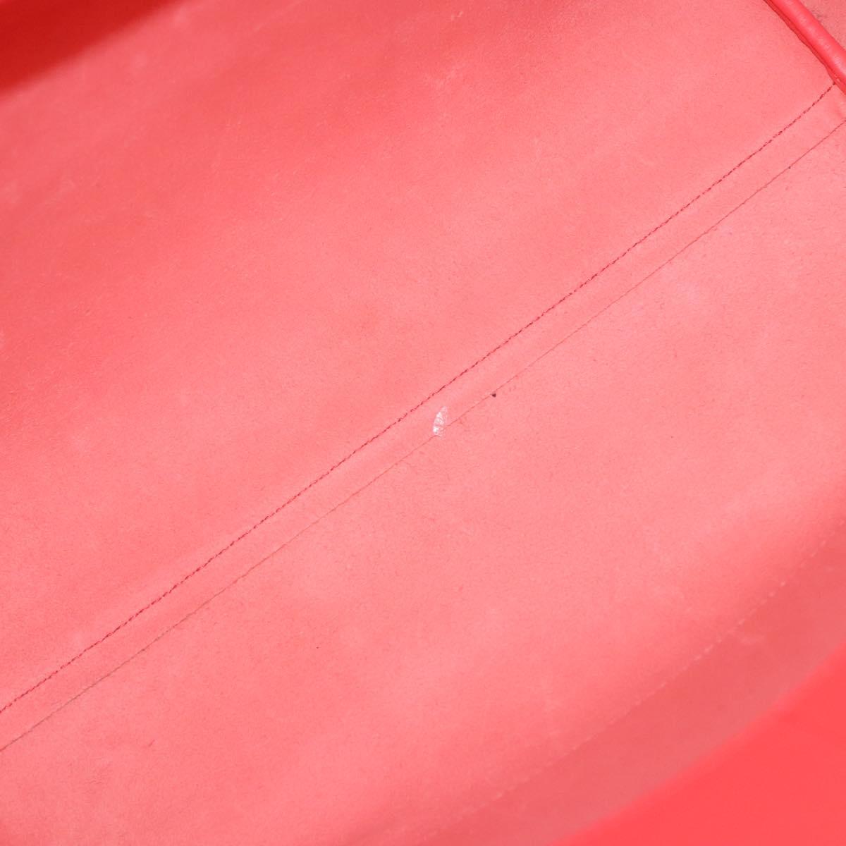 BOTTEGA VENETA Tote Bag Leather Orange Gold Silver Auth bs26109