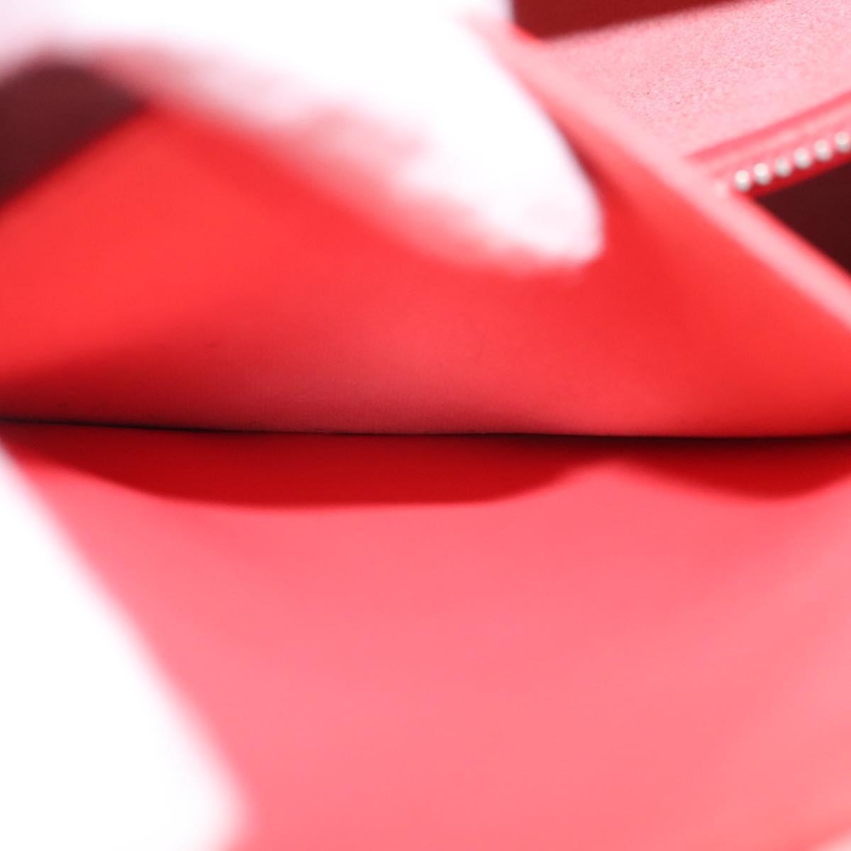 BOTTEGA VENETA Tote Bag Leather Orange Gold Silver Auth bs26109