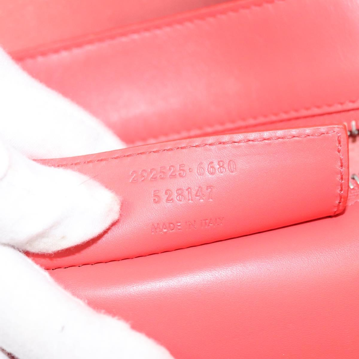 BOTTEGA VENETA Tote Bag Leather Orange Gold Silver Auth bs26109