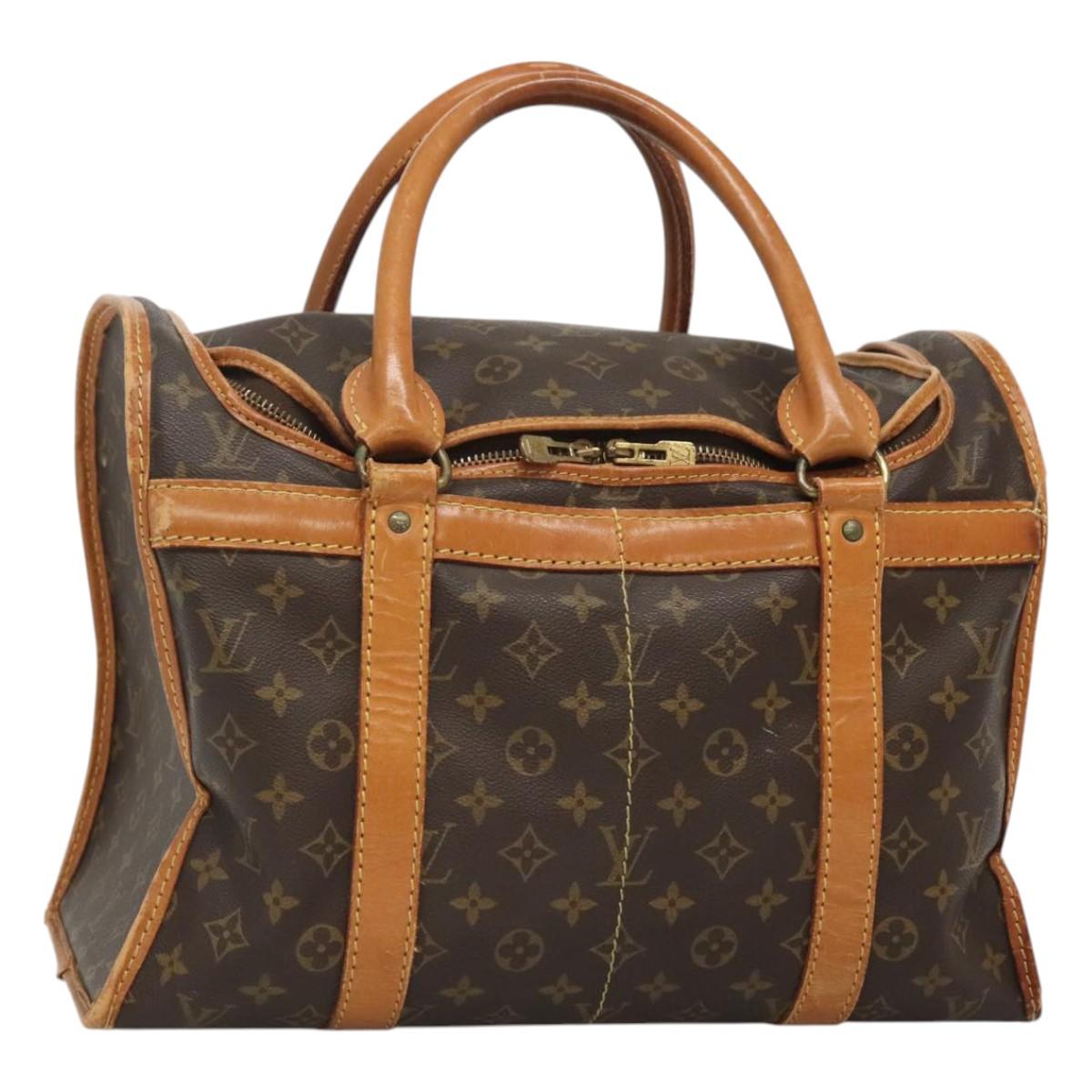 LOUIS VUITTON Monogram Sac Shan 40 Pet Carry M42024 LV Auth bs26174