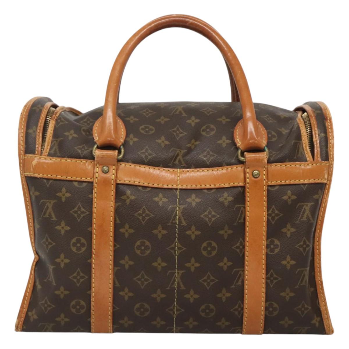 LOUIS VUITTON Monogram Sac Shan 40 Pet Carry M42024 LV Auth bs26174
