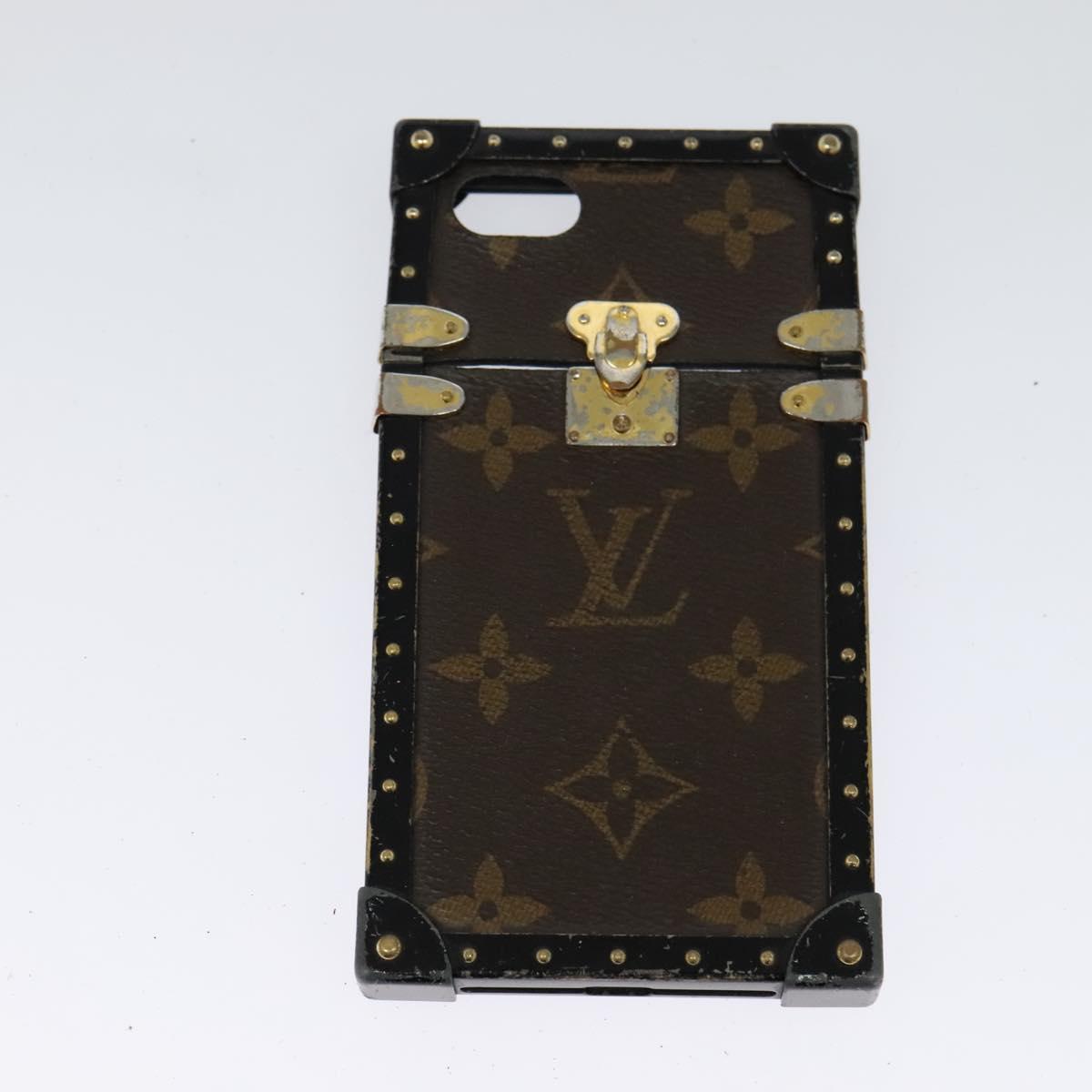LOUIS VUITTON Monogram iPhone Case 3Set LV Auth bs26198