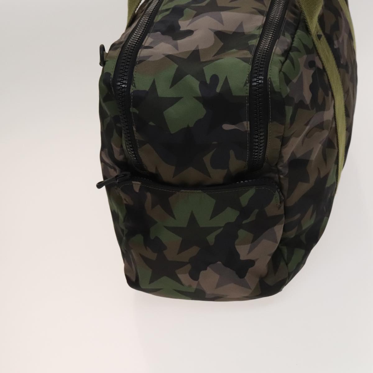 VALENTINO Boston Bag Nylon Camouflage Auth bs26223