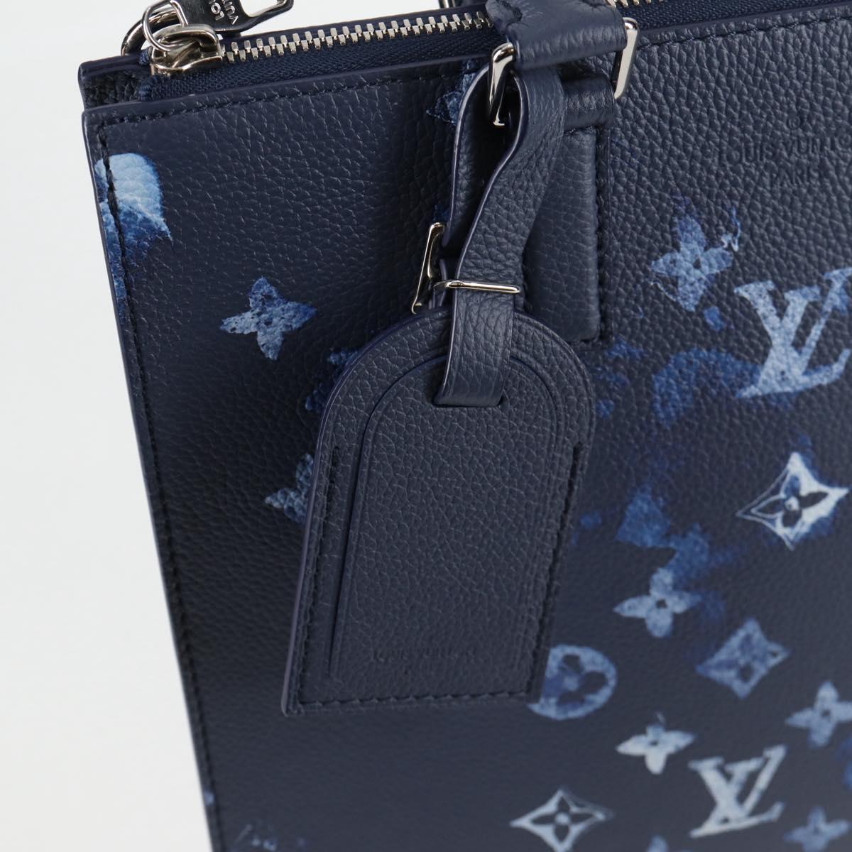 LOUIS VUITTON Water Color Sac Plat messenger Bag Blue M57843 LV Auth bs26245SM