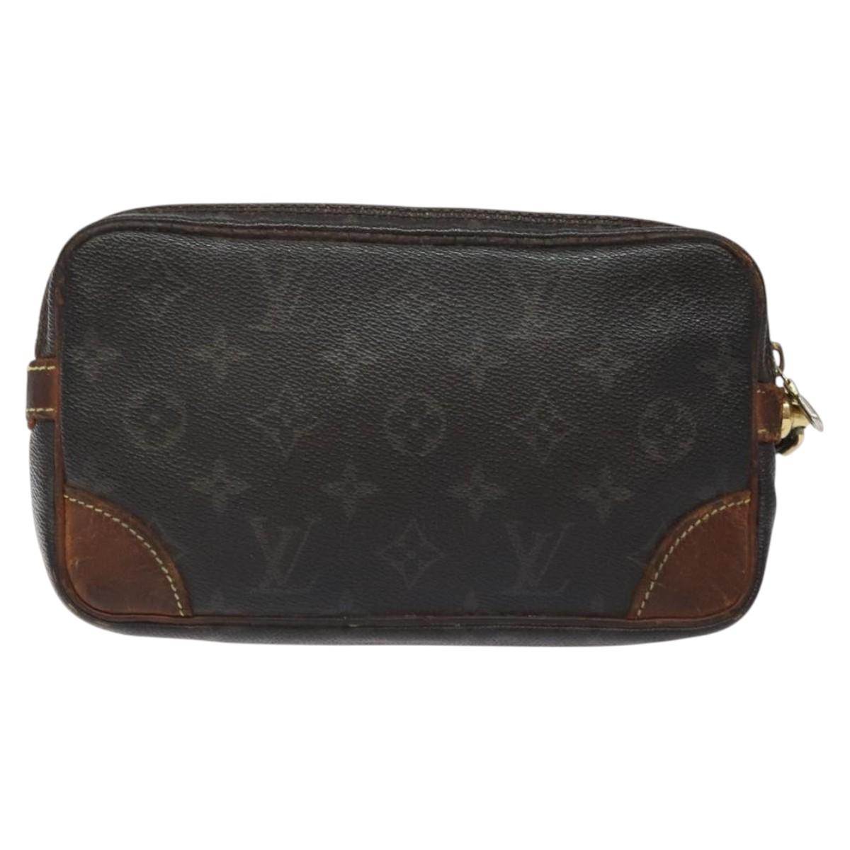 LOUIS VUITTON Monogram Marly Dragonne PM Clutch Bag M51827 LV Auth bs26292