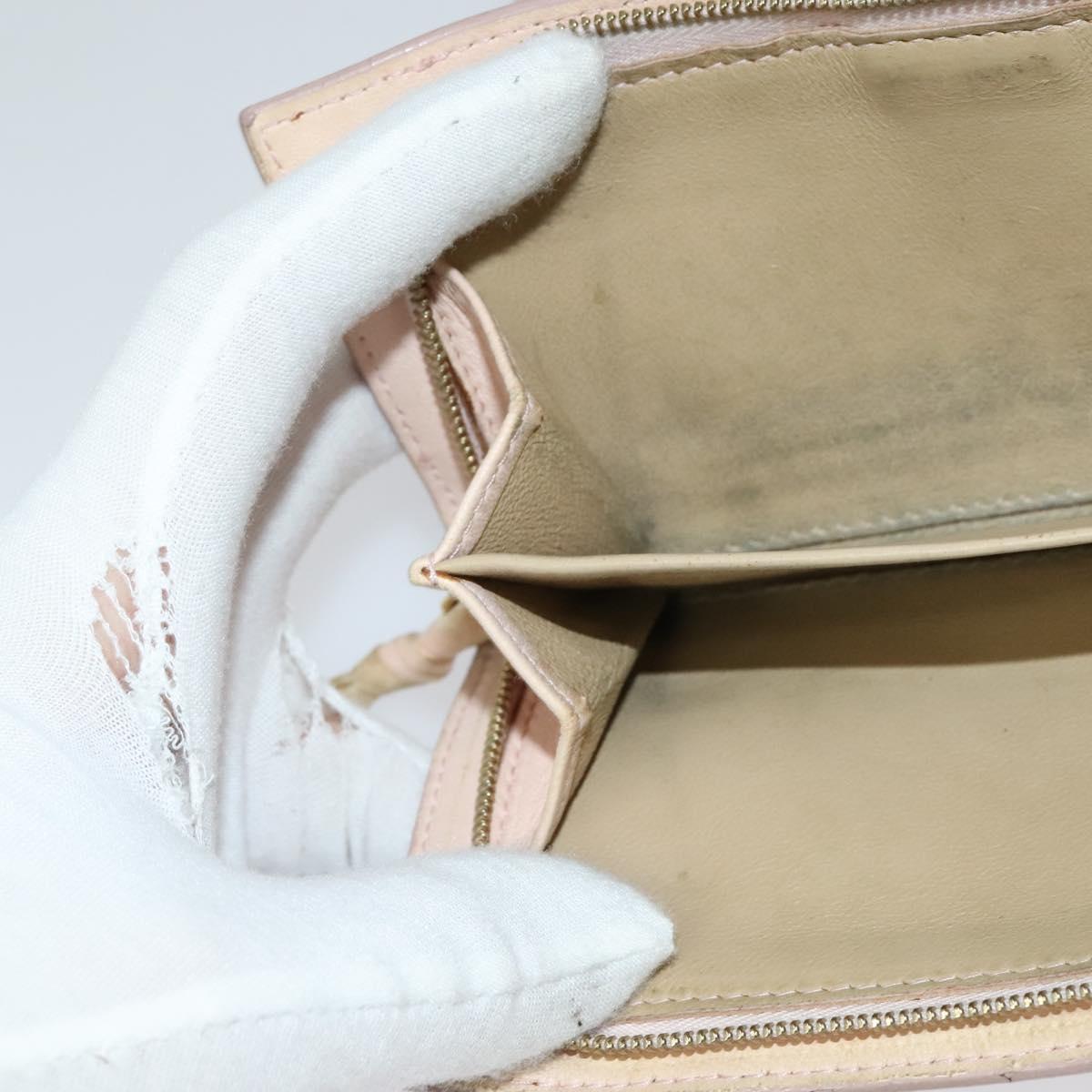 BOTTEGA VENETA INTRECCIATO Wallet Leather 2Set Beige Brown Auth bs26378