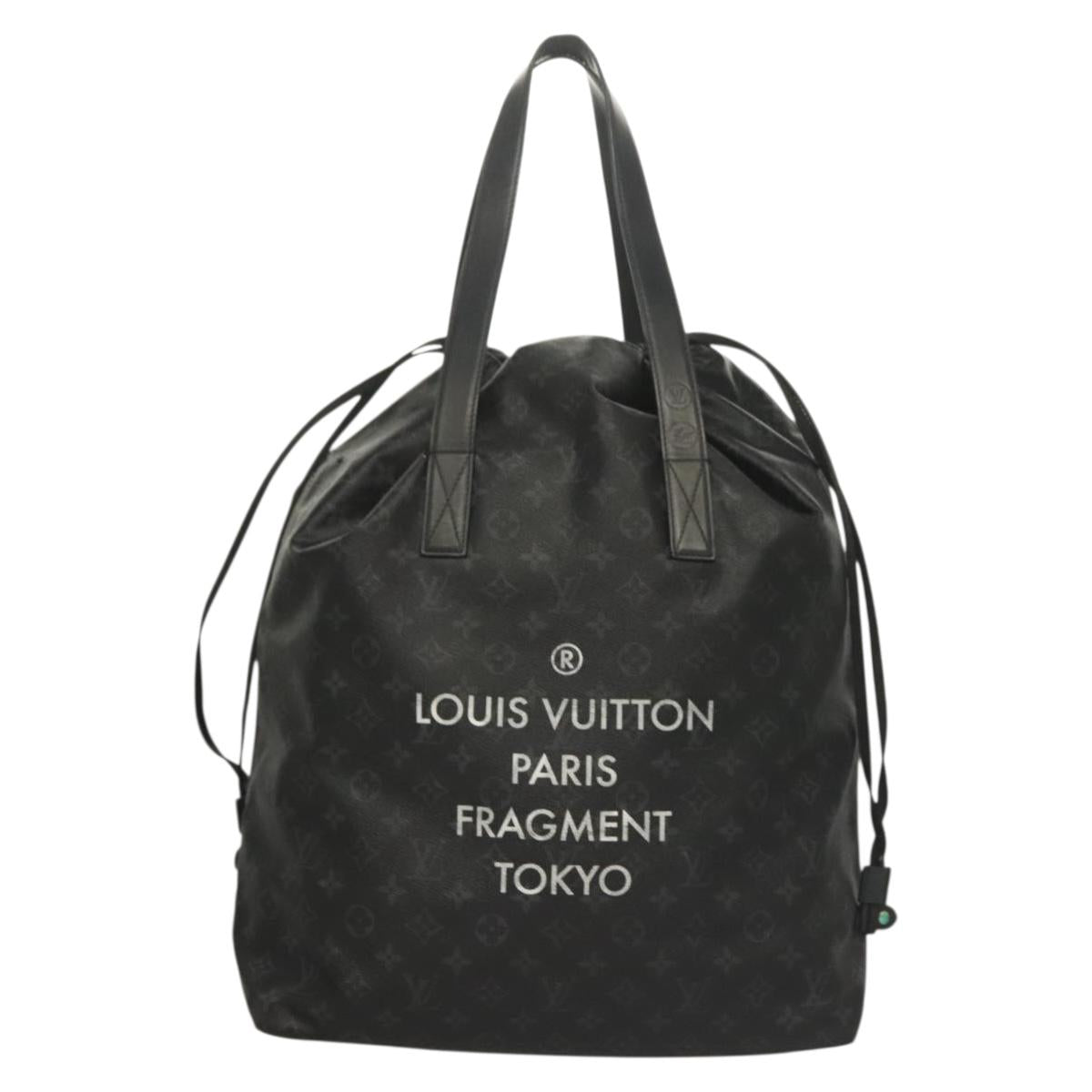 LOUIS VUITTON Monogram Eclipse Cabas light Tote Bag M43417 LV Auth bs26422
