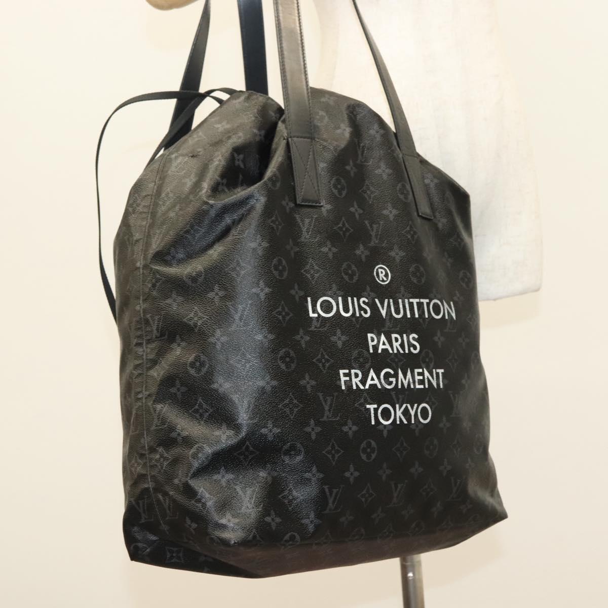 LOUIS VUITTON Monogram Eclipse Cabas light Tote Bag M43417 LV Auth bs26422