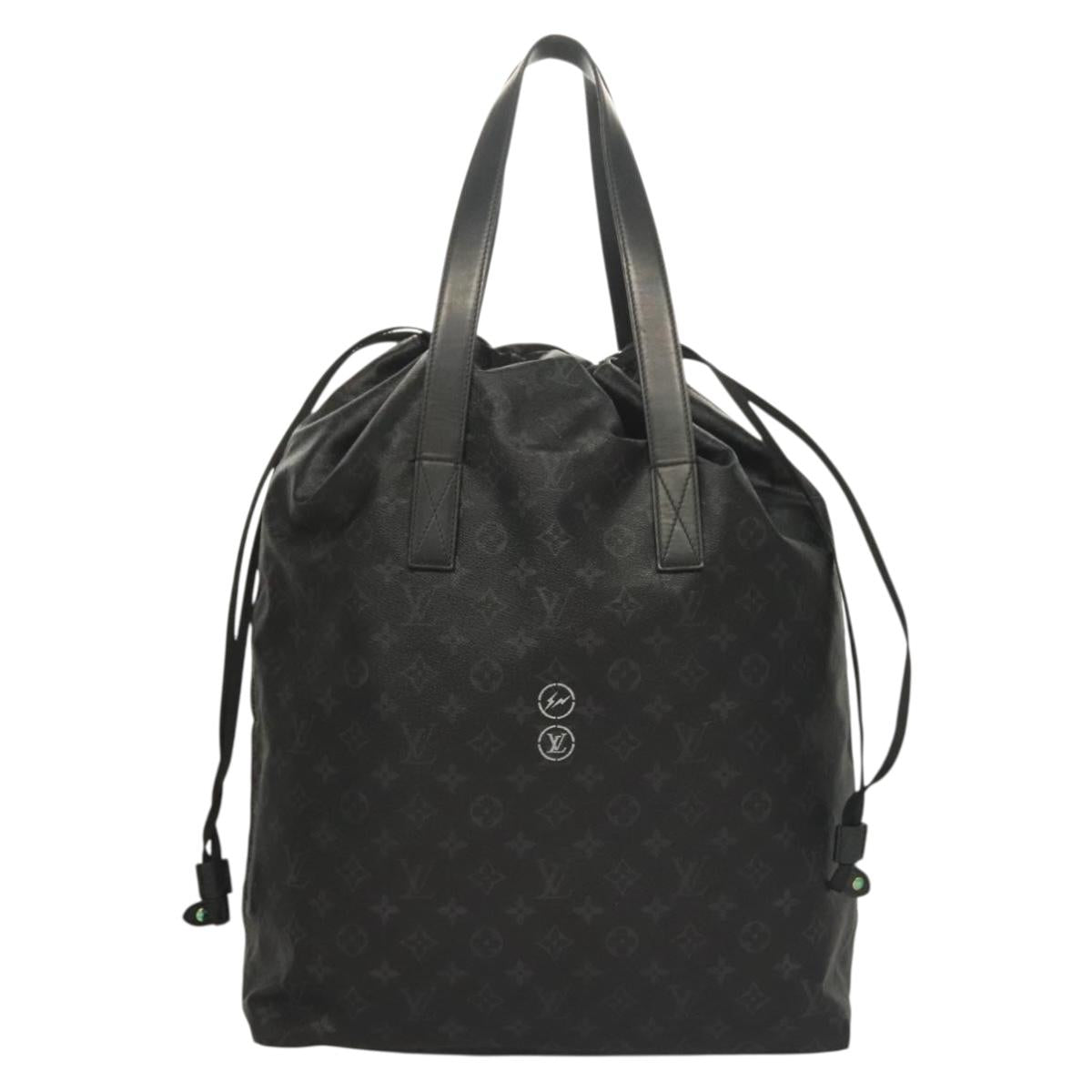 LOUIS VUITTON Monogram Eclipse Cabas light Tote Bag M43417 LV Auth bs26422