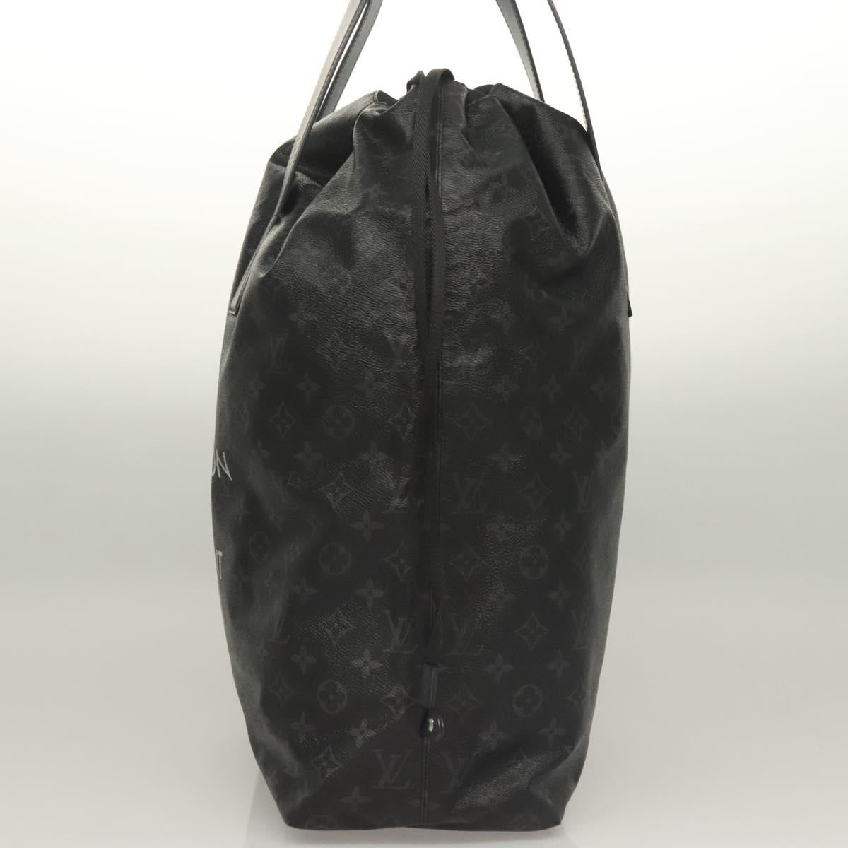 LOUIS VUITTON Monogram Eclipse Cabas light Tote Bag M43417 LV Auth bs26422